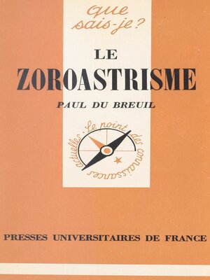 cover image of Le zoroastrisme